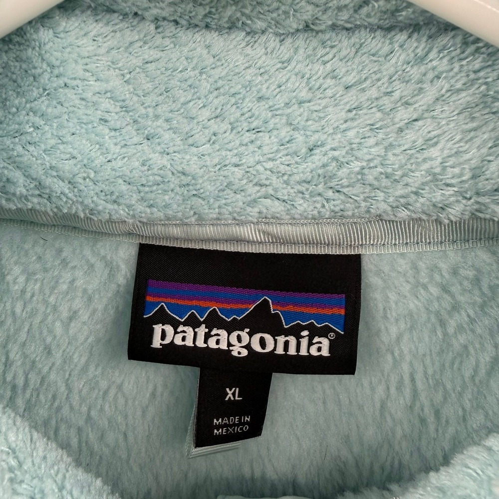 Patagonia Jacket Womens Xtra Large XL Fleece Re-Tool Snap T Polartec mint green - Picture 3 of 8